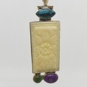 Handmade Genuine Stones Pendant